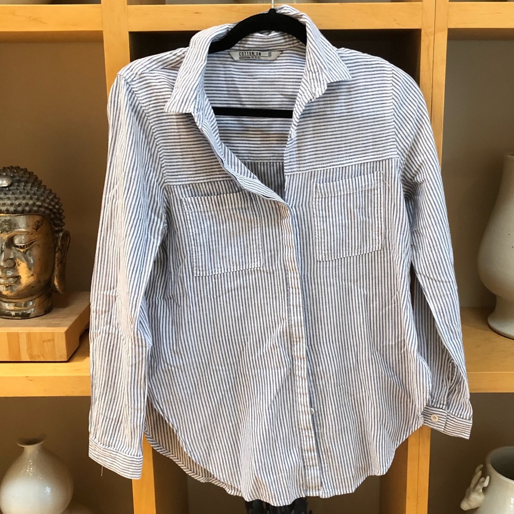 Cotton-on button up blouse